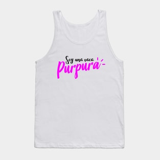 Soy una vaca purpura Tank Top